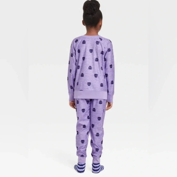 Marvel black panther wakanda forever kids pajama set, size small 6/6x - Picture 2 of 14